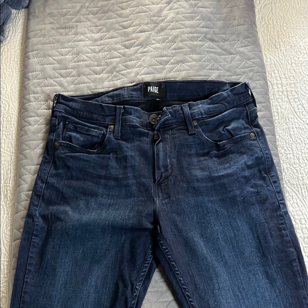 PAIGE Blue Skinny Jeans Authentic Indigo